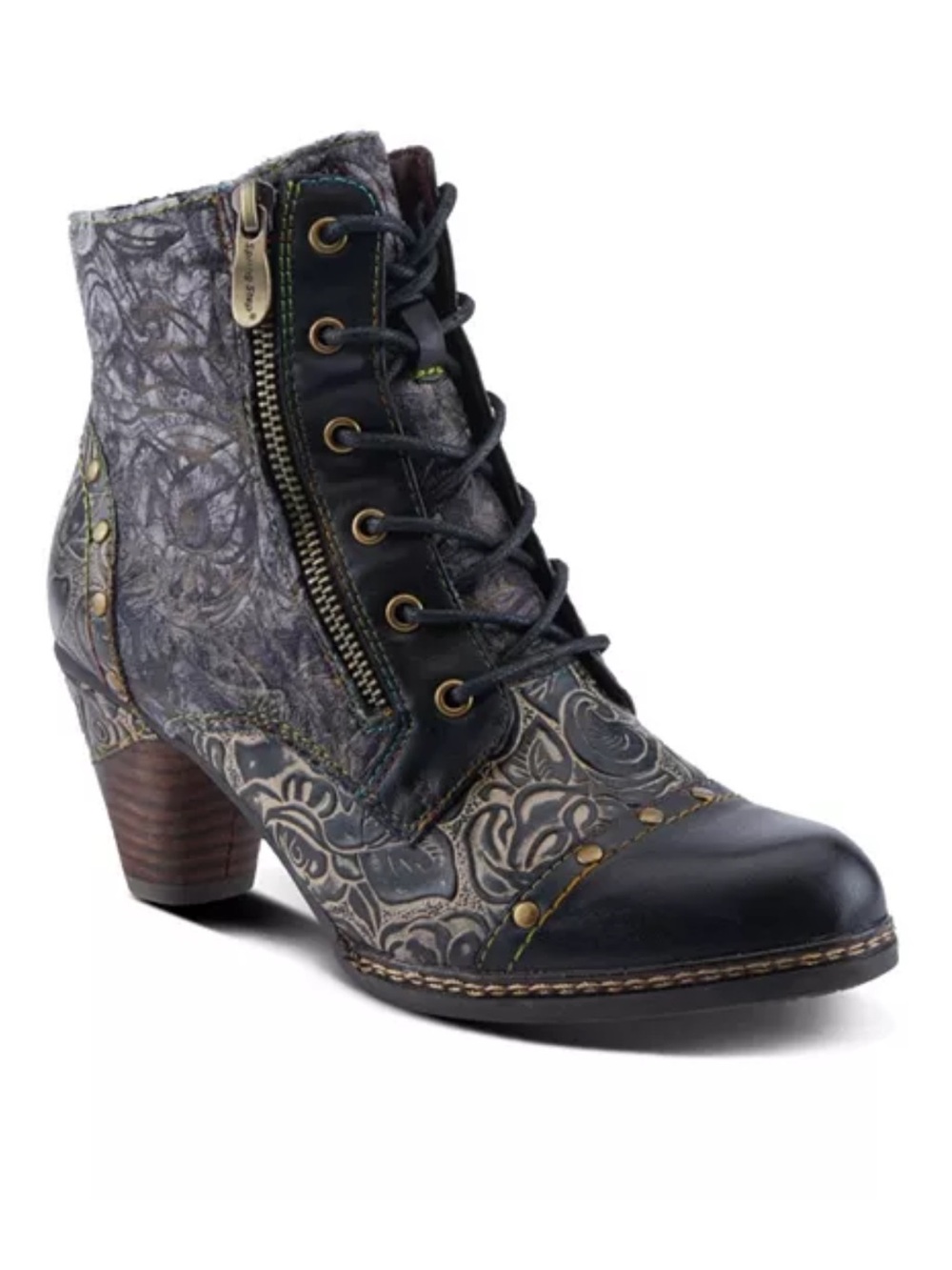 L'Artiste Avyanna Leather Ankle Boots Women’s Size 37